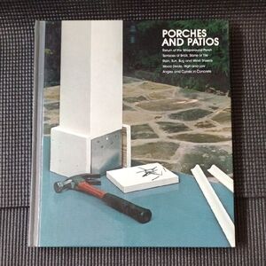 Porches and Patios Book with Hardcover.